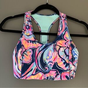 Lilly Pulitzer Teegan Racerback Sports Bra